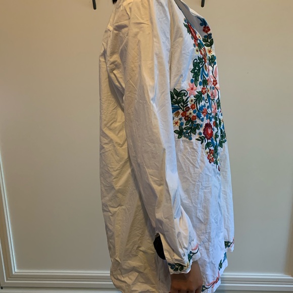 Summer Longsleeve Shirt Dress - Picture 4 of 5